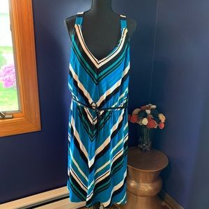 NWT ANA striped dress XL